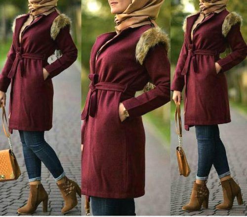 موضة الشتا للمحجبات 38