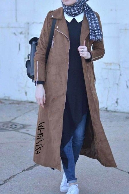 افكار ستريت ستايل شتوي للمحجبات 25