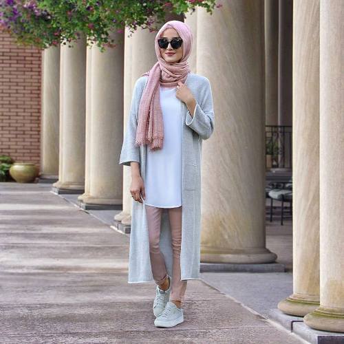 افكار ستريت ستايل شتوي للمحجبات 7