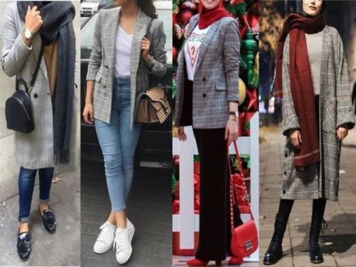 موضة البالطو والبليزر المربعات 15