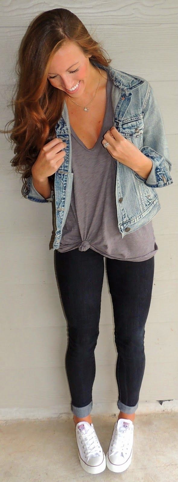 افكار jeans outfits 17