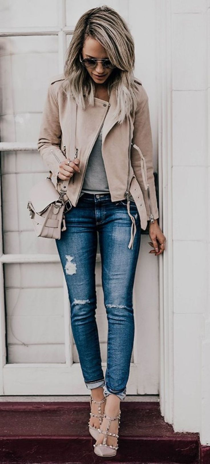 افكار jeans outfits 49