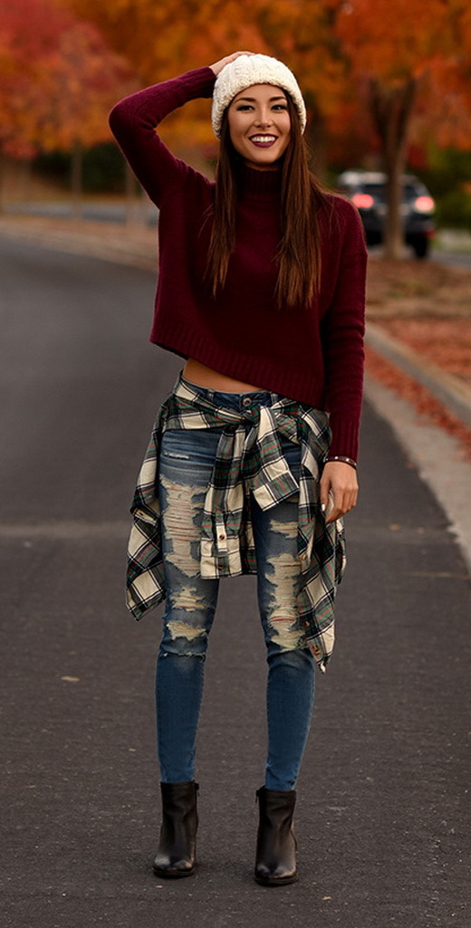 افكار jeans outfits 8