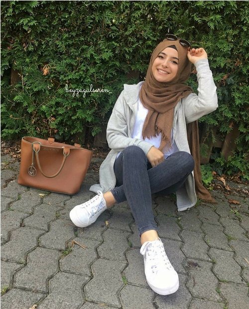 ستايلات كاجوال وسبورتي للمحجبات 38