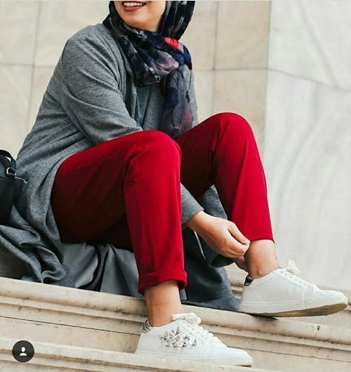 ستايلات كاجوال وسبورتي للمحجبات 9