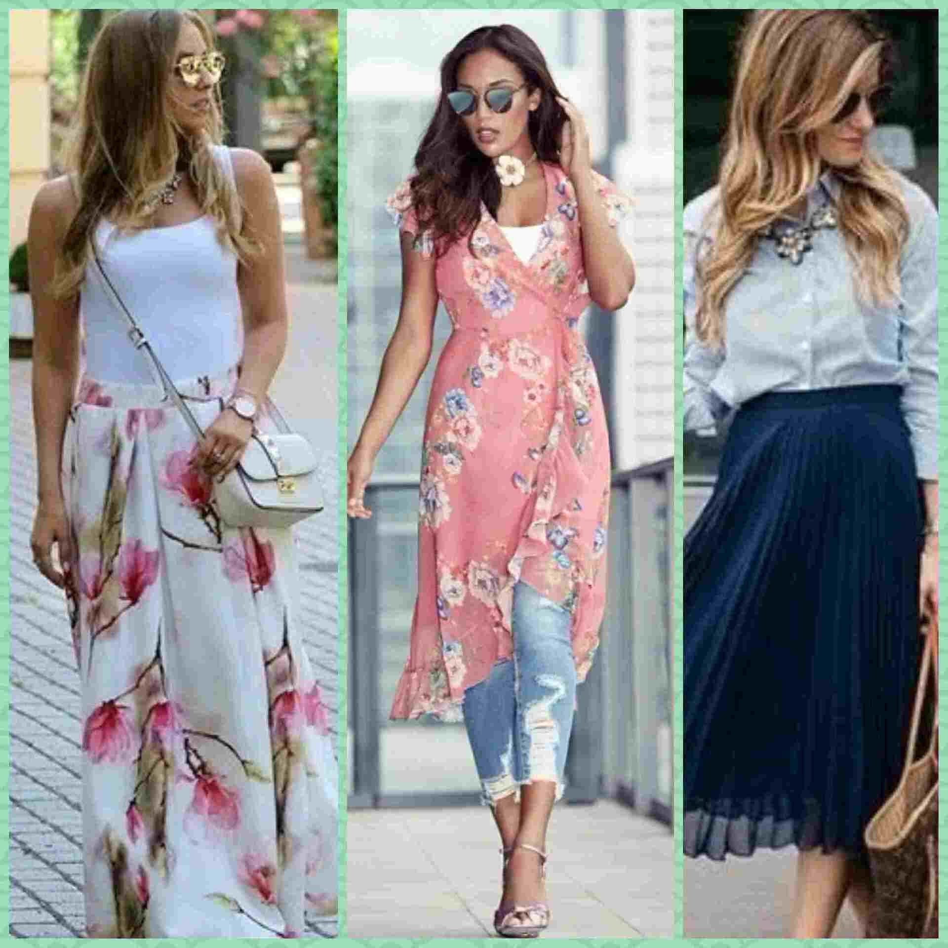 افكار تنسيقات ملابس كاجوال وعلى الموضة للسيدات و البنات فى 2018