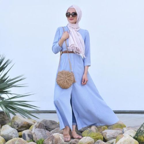 ستايلات كاجوال محجبات للصيف 10