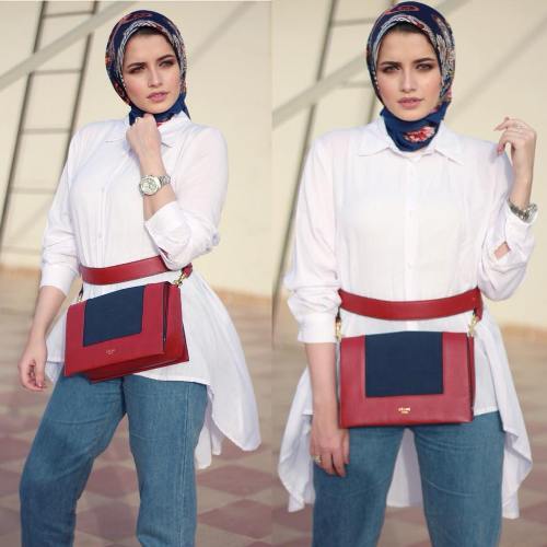 ستايلات كاجوال محجبات للصيف 29