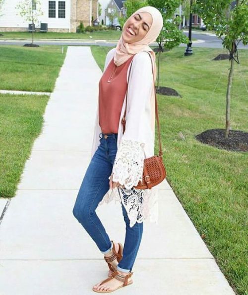 ستايلات كاجوال محجبات للصيف 44