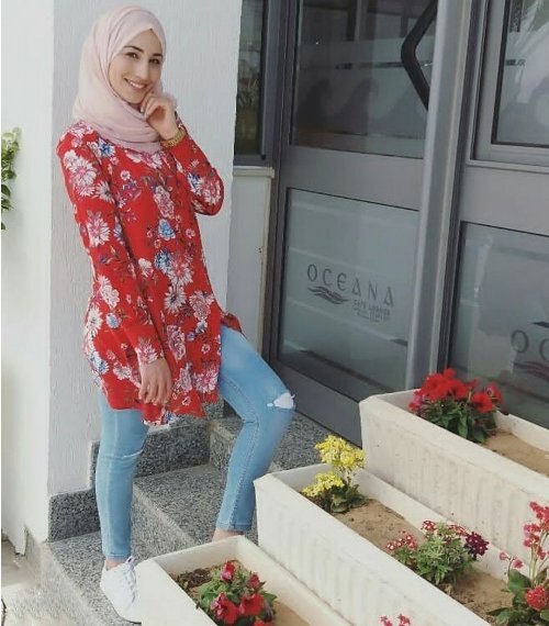ستايلات كاجوال محجبات للصيف 7
