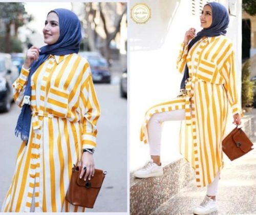 ستايلات كاجوال محجبات للصيف 9