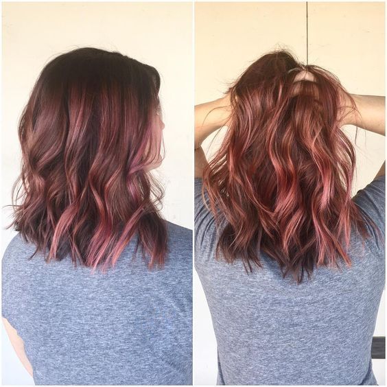 لون شعر ال rose brown 11