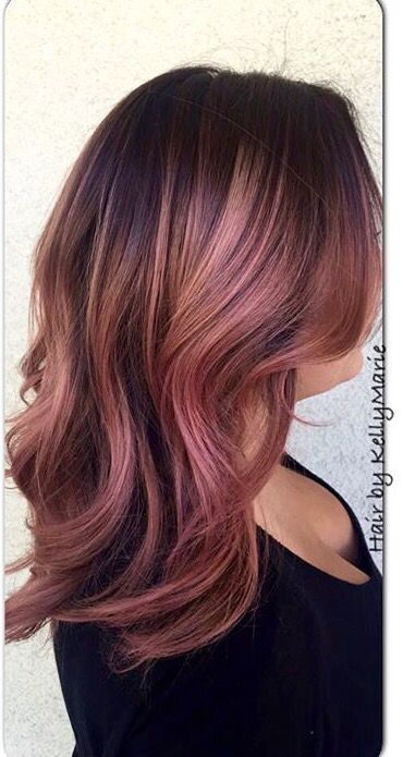 لون شعر ال rose brown 15