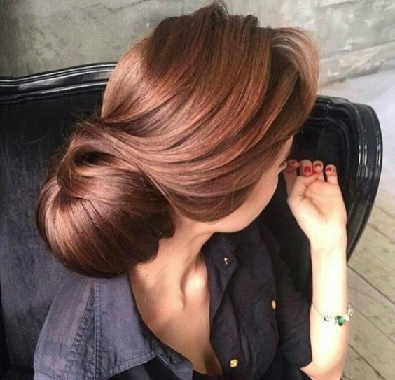 لون شعر ال rose brown 16