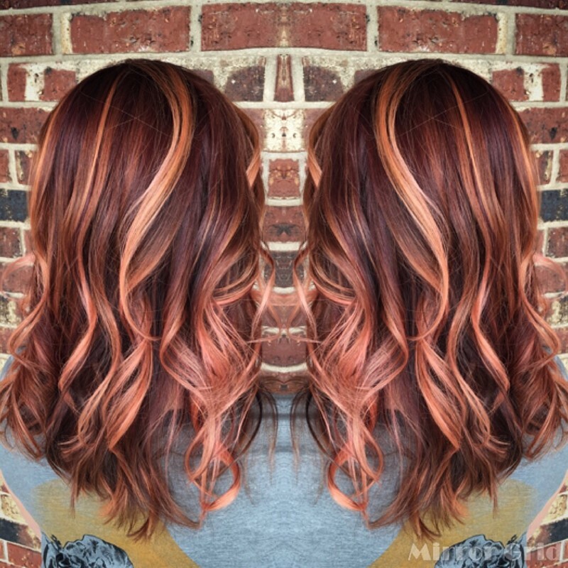لون شعر ال rose brown 18