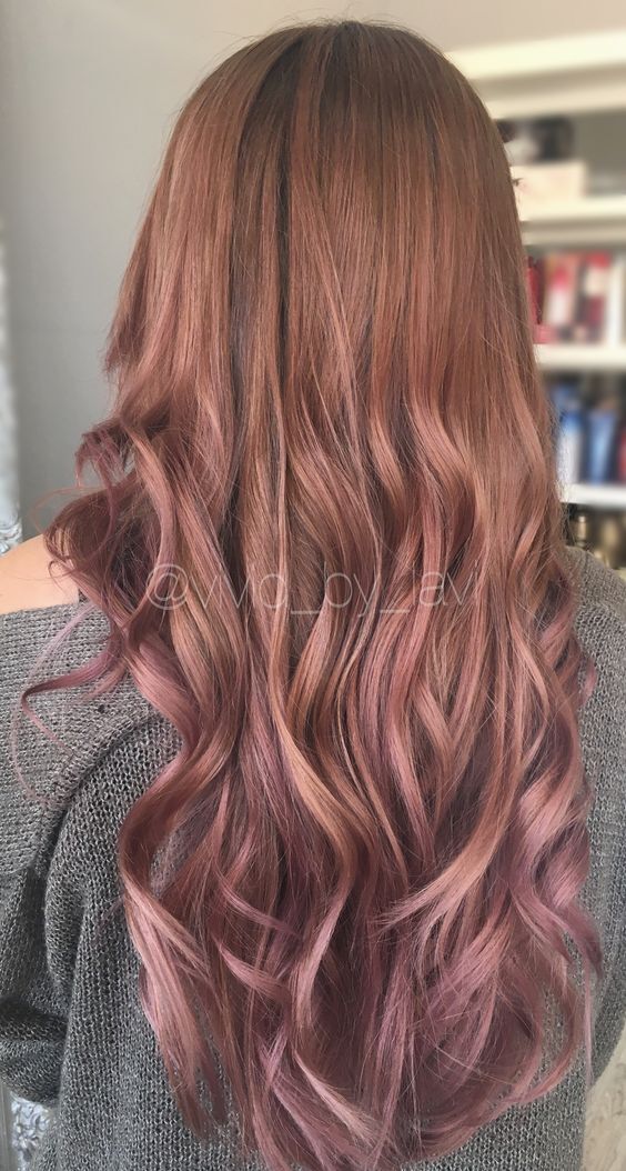 لون شعر ال rose brown 20