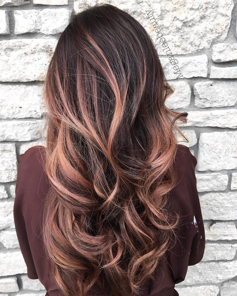 لون شعر ال rose brown 3