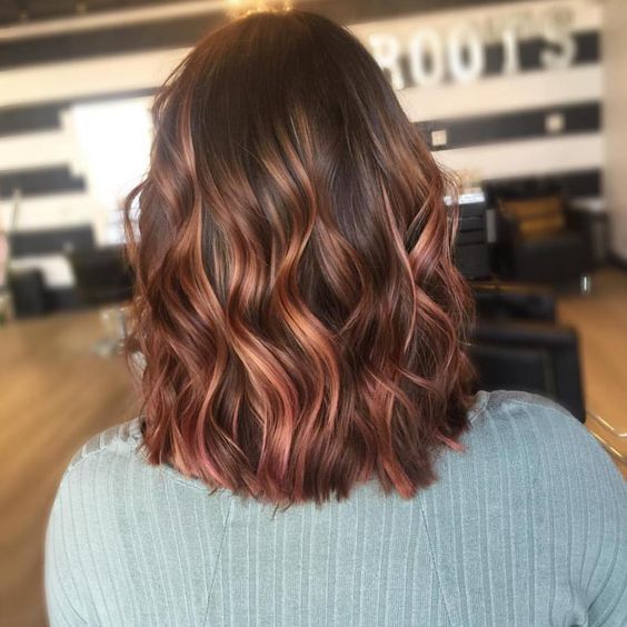 لون شعر ال rose brown 5