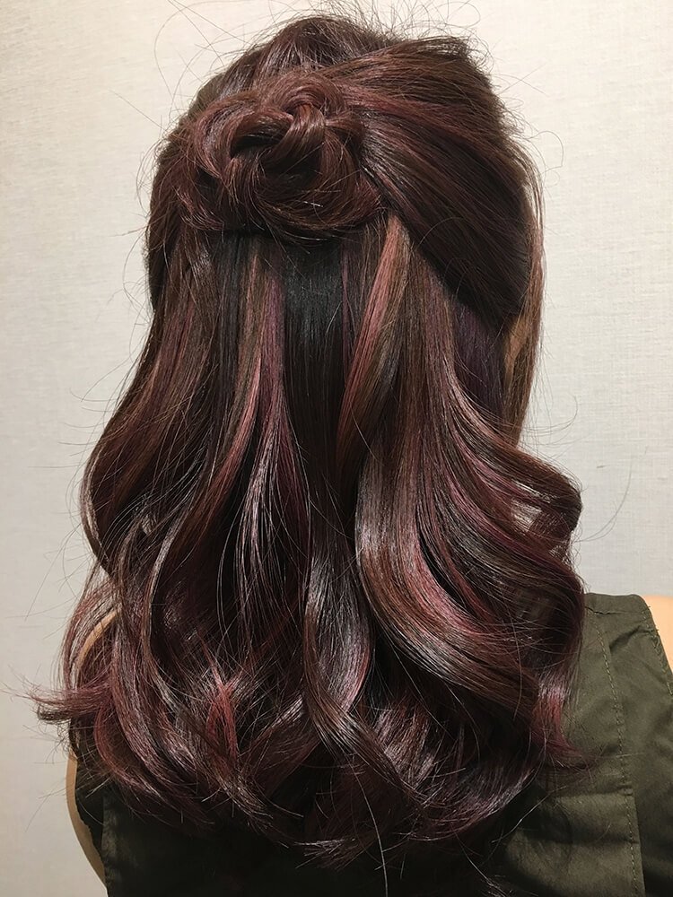 لون شعر ال rose brown 9