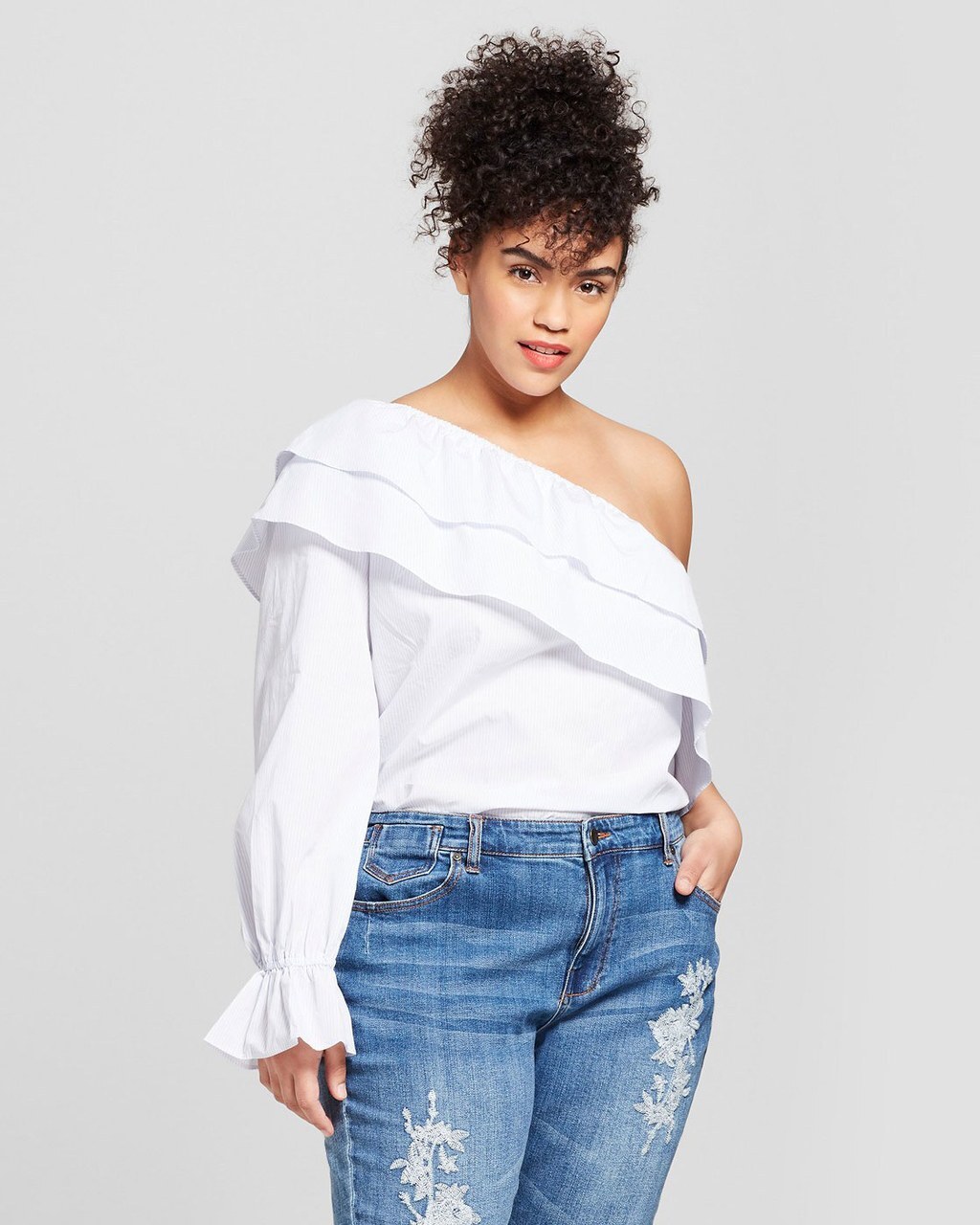 Long Ruffle Sleeve