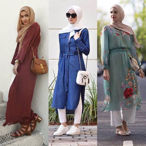 افكار street style للمحجبات لموسم الصيف 18
