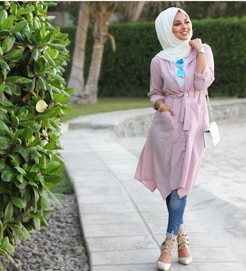 افكار street style للمحجبات لموسم الصيف 38