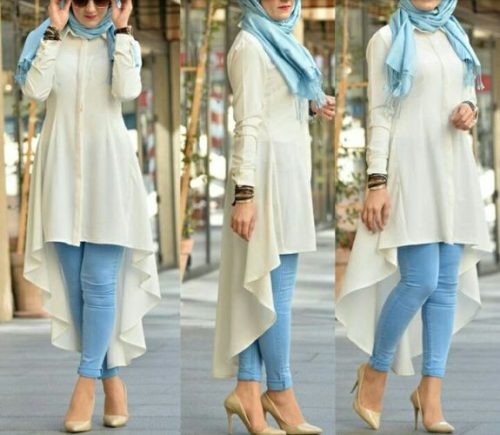 افكار street style للمحجبات لموسم الصيف 42