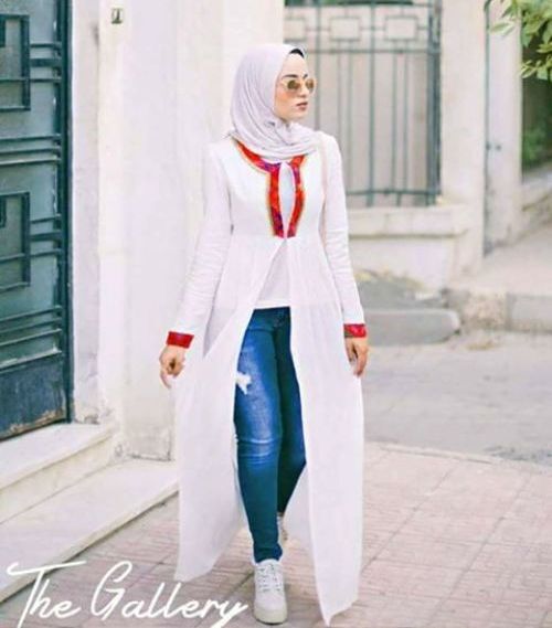 افكار street style للمحجبات لموسم الصيف 45