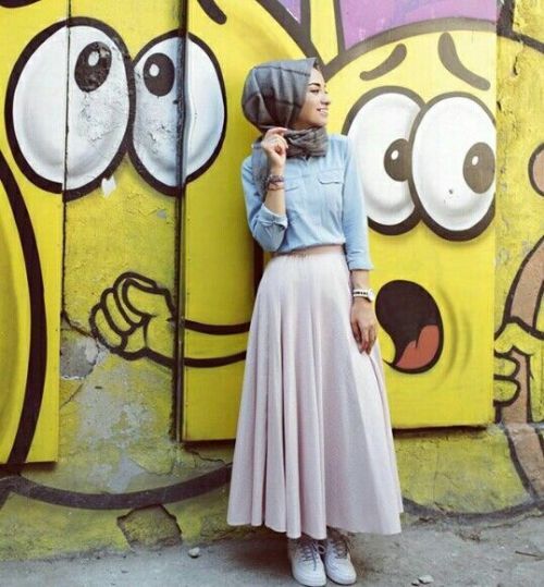افكار street style للمحجبات لموسم الصيف 46