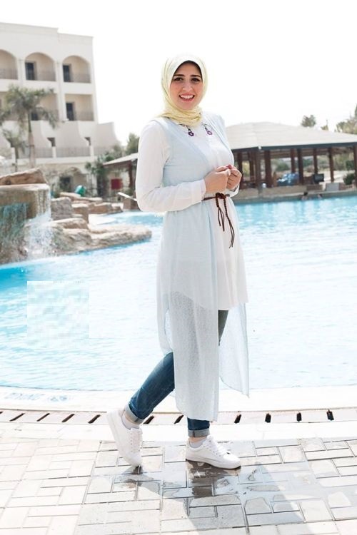افكار street style للمحجبات لموسم الصيف 5