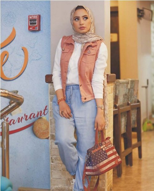 افكار street style للمحجبات لموسم الصيف 55
