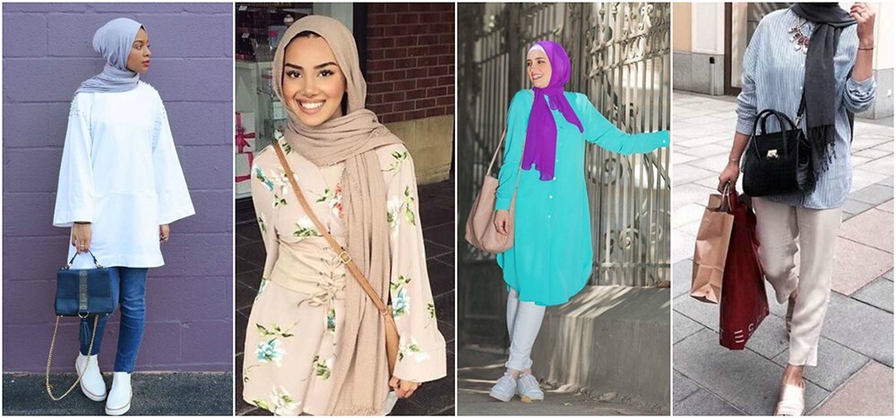 افكار street style للمحجبات لموسم الصيف 59