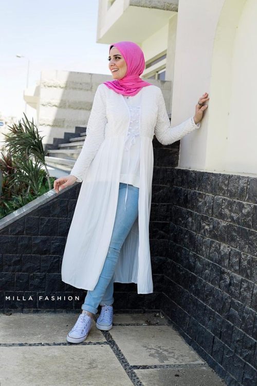 ستايلات محجبات للصيف 44