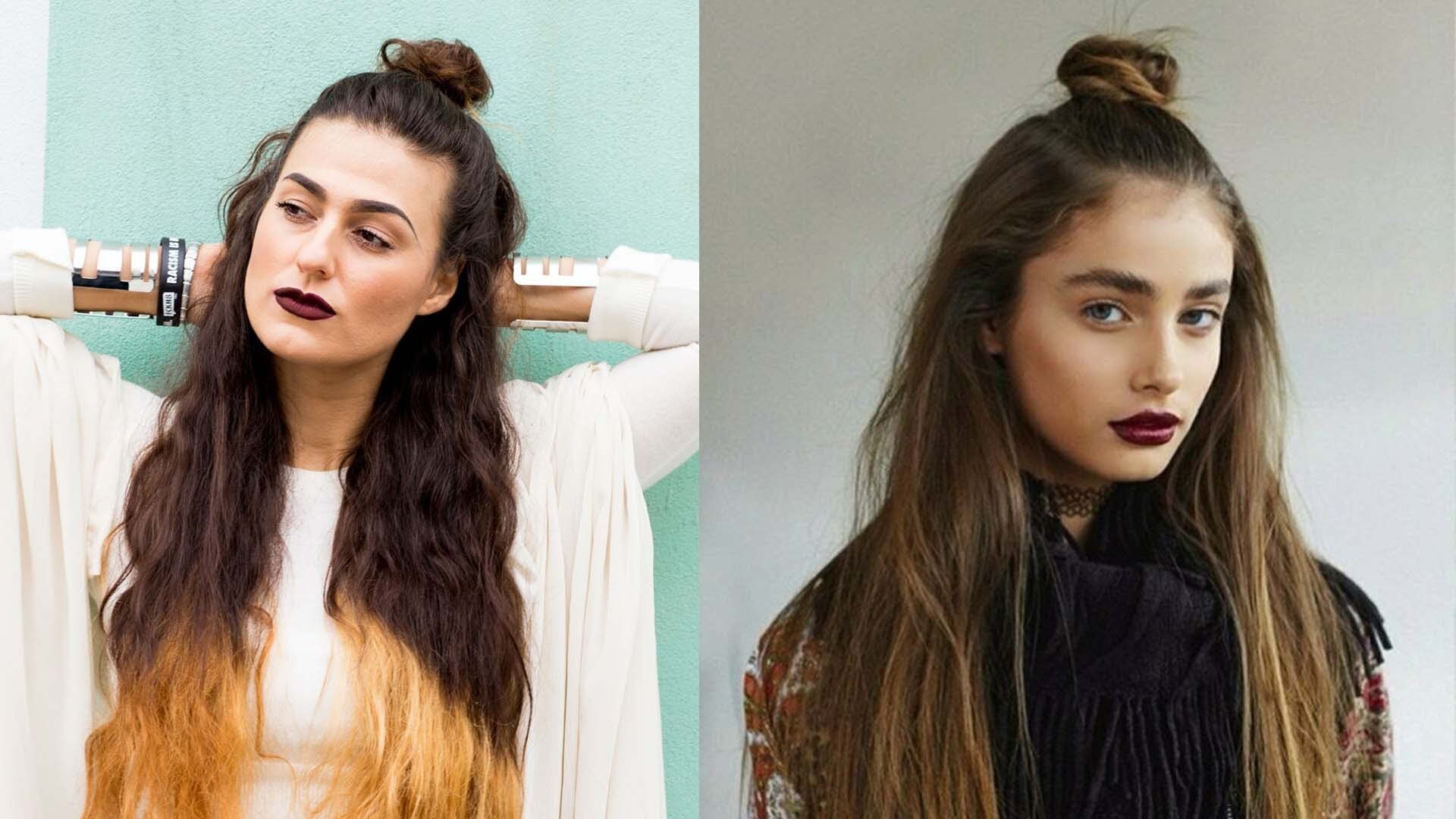 أفكار لستايلات الشعر على طريقة الـ Half up- Half Down Hair styles