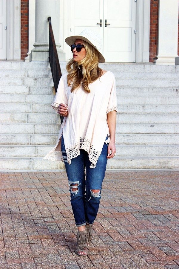 افكار للبس ال fringe sandals 25