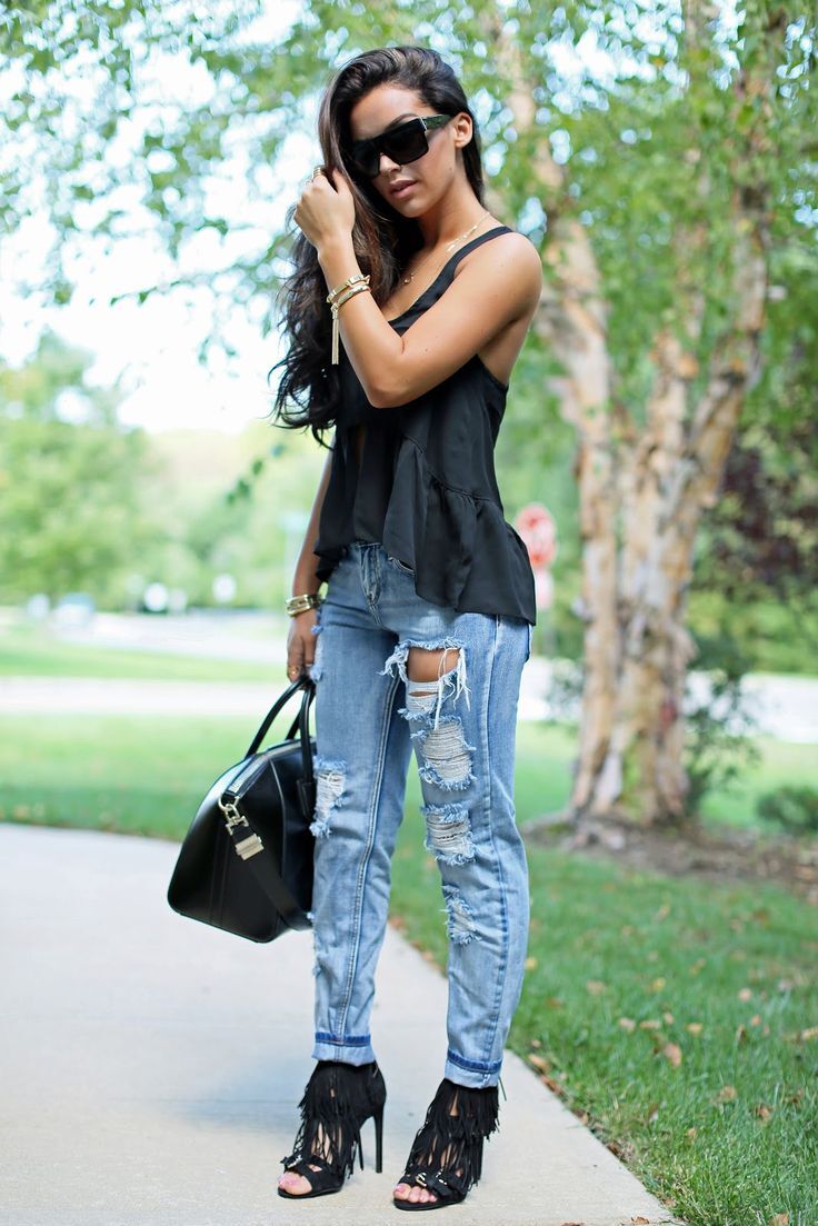 افكار للبس ال Fringe Sandals 6