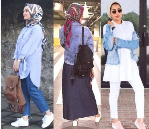 أفكار لستايلات الجامعة بالحجاب عملية وشيك ومريحة