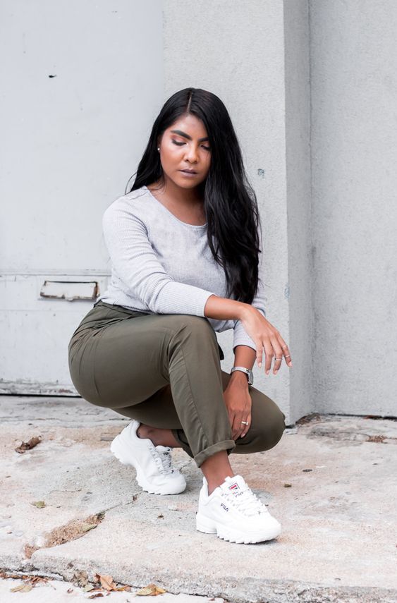 ازاي تلبسي ال chunky sneakers 10