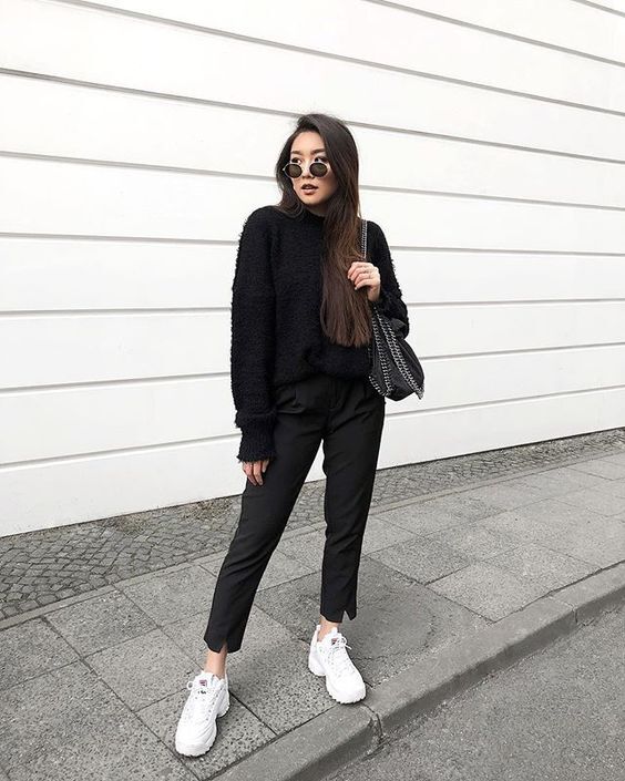 ازاي تلبسي ال chunky sneakers 7