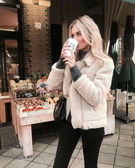 افكار ستايلات لتنسيق ال teddy bear coat 18