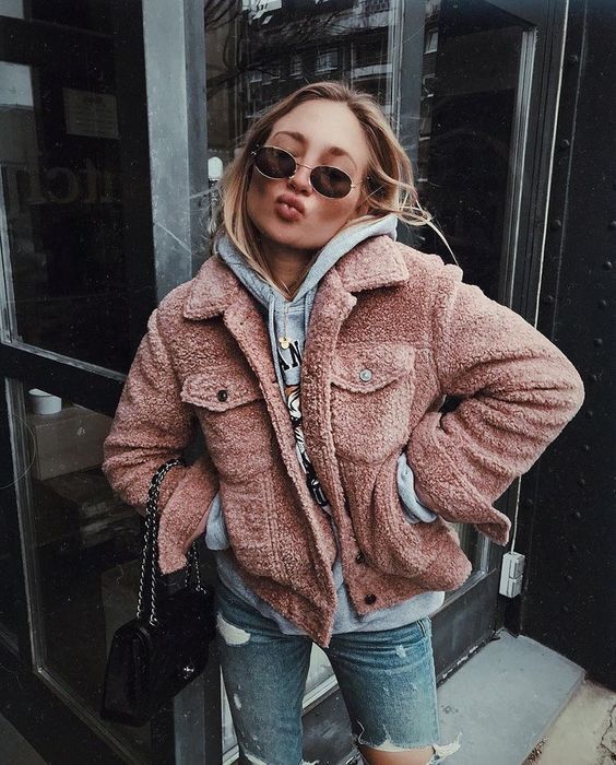 افكار ستايلات لتنسيق ال teddy bear coat 2