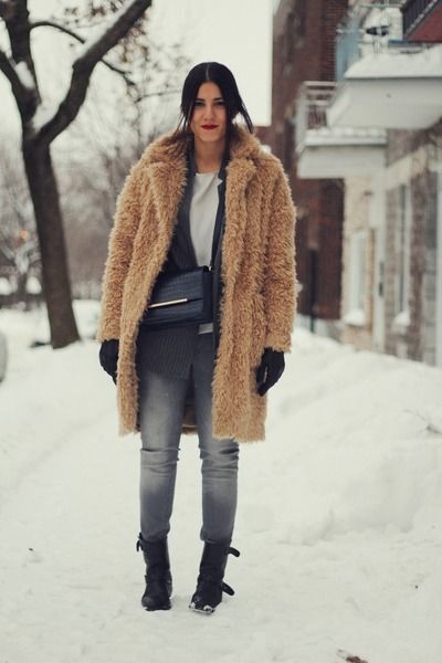 افكار ستايلات لتنسيق ال teddy bear coat 29