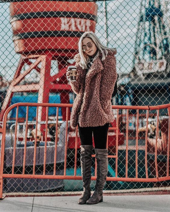 افكار ستايلات لتنسيق ال teddy bear coat 31