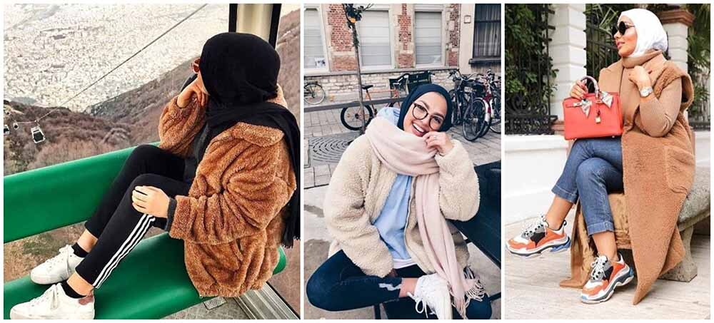 افكار ستايلات لتنسيق ال teddy bear coat 37 2