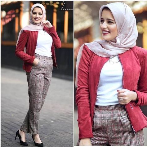 ستايلات لموضة المحجبات لموسم الشتا 19