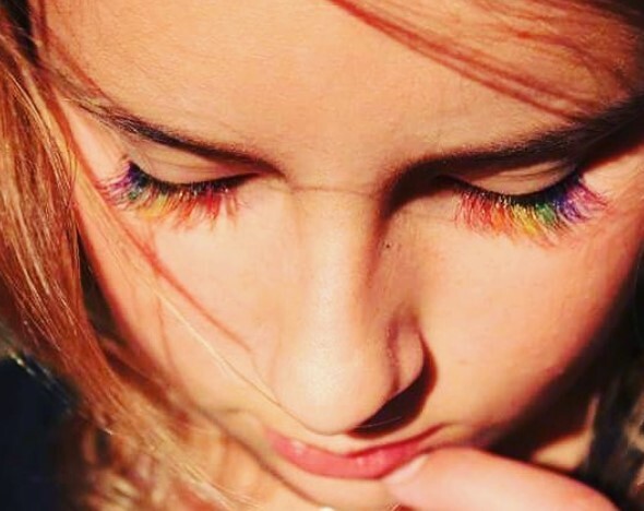Rainbow Eyelashes 3