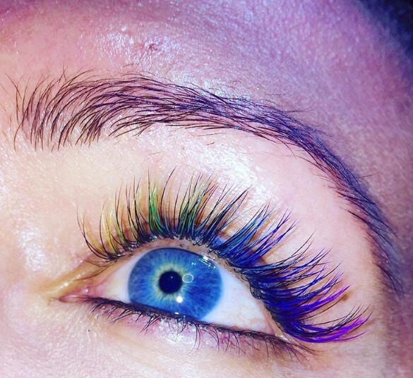 Rainbow Eyelashes 5