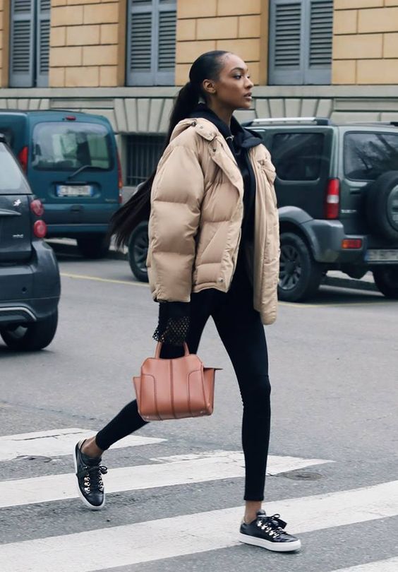 ازاي تلبسي ال puffer jackets 4
