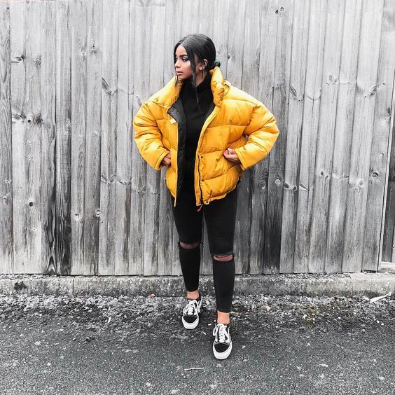 ازاي تلبسي ال puffer jackets 7
