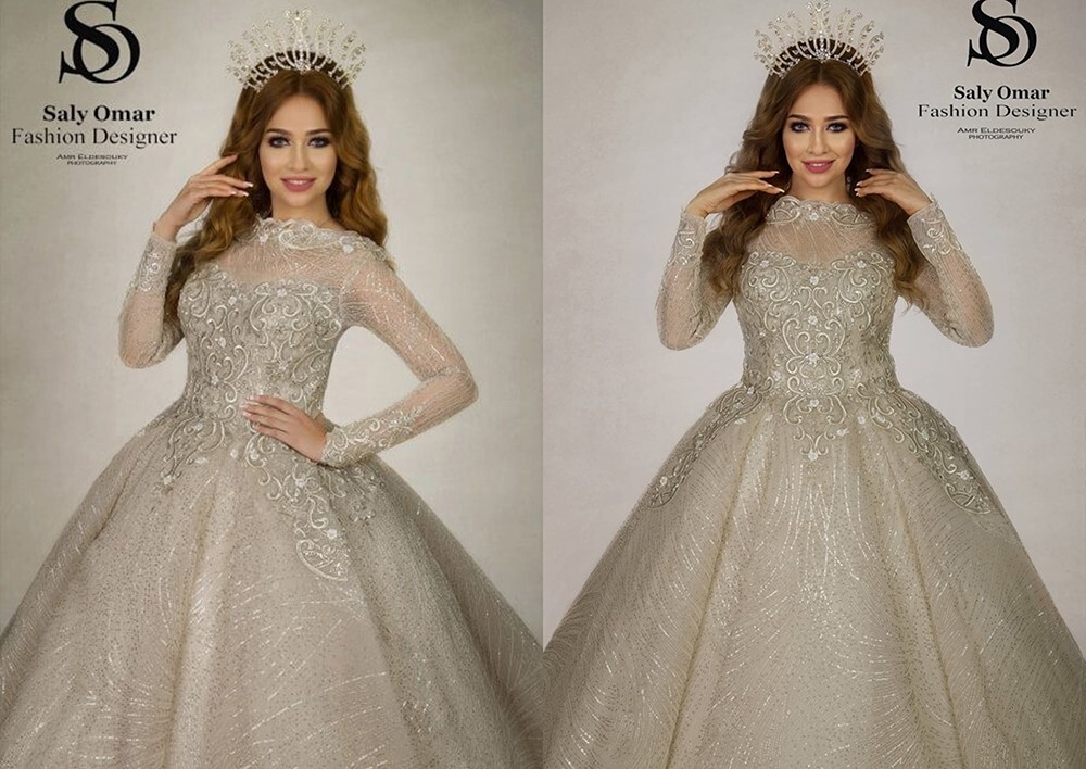 فساتين زفاف للمصممة سالي عمر 10
